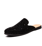 Classic Design Fashion Men Half Shoes Slip on Dress Shoes Casual Half Loafers Men