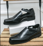 Summer Casual Dress Shoes Classic Design Cool Formal Slip on Comfortable Breathable Sandals Shoes for Men