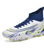 High Top Professional AG TF Training Soccer Boots for Kids Winter Spring Summer-Wear Resistant Long Nail Spike