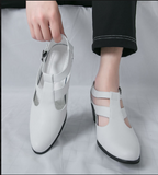 Pointed Toe Comfortable Buckle Strap Summer Outdoor Classic Casual Sandals Shoes for Men