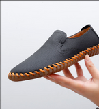 Pointed Toe Lightweight Slip on Comfortable Casual Shoes Good Quality Hot Selling Handmade Men Genuine Leather Shoes