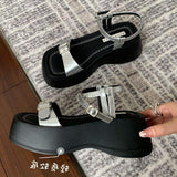 Female Casual Chaussure Femme Sandale Open Toe Thick Sole Summer Platform Sandals for Women