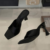 Chaussure Talon Slipper Trendy Sexy Elegant Fashion New Heels for Women