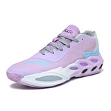 Lightweight Breathable Mesh High Top Basketball Shoe High Rebound Durable Outdoor Indoor Superior Traction Basketball Sneakers