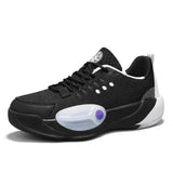 Men Basketball Shoes Breathable Mesh Low Top Non Slip Durable Shock Absorbing Sneakers for Indoor Outdoor Training