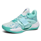 Brand Logo Custom Professional Men Noctilucent Outdoor Sport Sneakers Blank Mesh Strap Women Hollowed Anti-slip Basketball Shoes