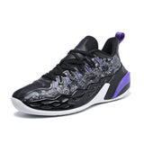 Professional Men Basketball Shoes High Top Athletic Sneakers Breathable Mesh Training Footwear Shock Absorption Sport Trainers