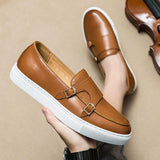 Classic Design Double Monk Strap Shoes Comfortable Good Looking Fashion Formal Wedding Shoes for Men