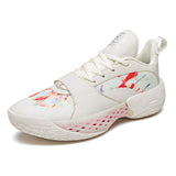 Hook Loop Strap Leather Overlays Basketball Shoes with Enhanced Stability Maximum Airflow for Competitive Games and Training