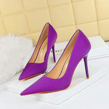 Zapatos De Tacon Ladies Pink Pump Fashion 2025 High Female Heels Shoes