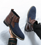 Big Size 38-48 Pointed Toe Classic Gentlemen Casual Footwear Dress Shoes Designers Ankle Boots for Men
