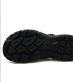 Buckle Strap Summer Beach Casual Shoes Durable Genuine Leather Sandals for Men Anti-Slippery