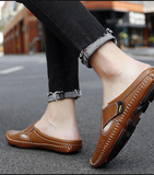 Summer Comfortable Casual Shoes Cool Experience Cowhide Material Good Quality Men Leather Sandals Shoes