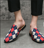 Men Casual Slippers Backless Half Loafers Shoes Comfortable Good Looking Men Dress Shoes Slippers
