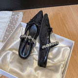Women Summer Flat Sandals Designer Pointed Toe Mule Fashion Casual Pointed Shoes for Ladies Outdoor Wear Slippers