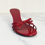 Chaussures Pour Femmes En Gros Chaussure Talon Bow Mules Shoes Quality Heels for Women 2026