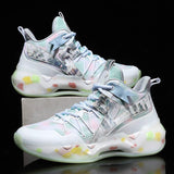 Low MOQ Brand Logo Customize Professional Men Outdoor Sports Sneakers Blank Design High Top Breathable Women Basketball Shoes