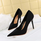 7.5CM/10.5CM Bigtree Factory Calzado Mujer Elegant Fashion Shoes High Heels for Women and Ladies 2025