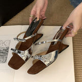 5CM Low Tacones Para Los Zapatos New Trendy Fashion Slipper Elegant High Heels Women's Pumps Shoes