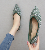 Loafer Sandalias Planas 2026 Luxury Rhinestone Women's Slippers for Women Lady Outdoor Flat Sandals