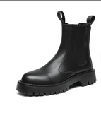 High Ankle Boots Comfortable White Sewing Thread Durable Handsome Chelsea Boots for Men