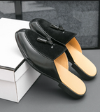 Green Tassel Loafers Half Dress Shoes Classic Good Looking Fashion Summer Casual Shoes for Men