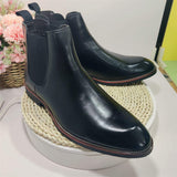 Latest Design High Ankle Fashion Boots Classy Brown Breathable Dress Shoes Other Men Boots