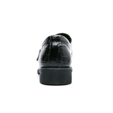 Pointy Toe Monk Strap Shoes Classic Design Wholesale Wedding Party Footwear Men PU Leather Shoes