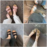 Hot Selling Open Toe Buckle Sandales Femmes Comfortable Women Sandals