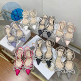 Bling Sequin Material Unique Luxury Pumps Femmes Rhinestone Ladies 2025 Heels for Women