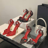 Summer Chaussure Femme Sandal Trendy Clear 2025 Sexy Woman Heels