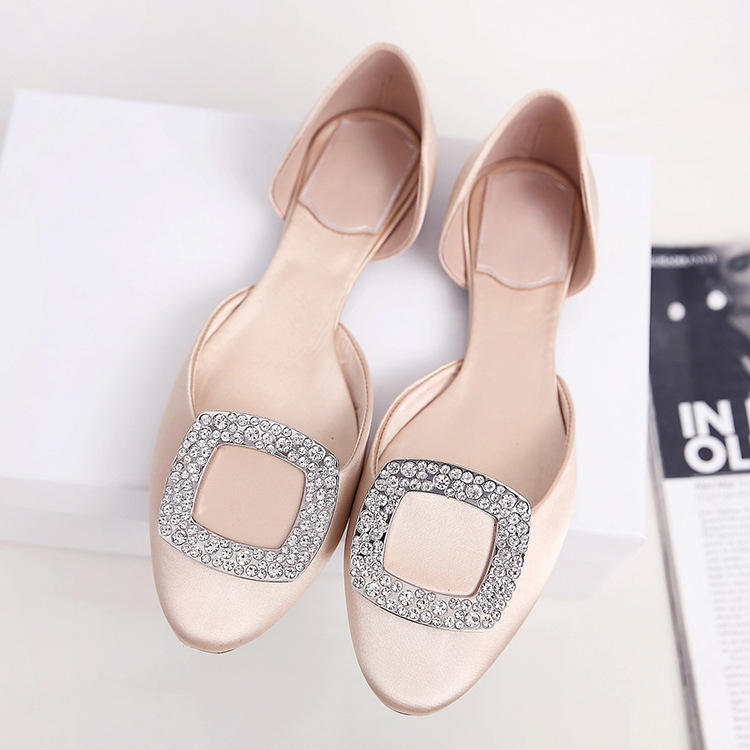 Polka Dot Trendy Pumps Fashion Elegant Slingback Style Official Shoes Women's Flats