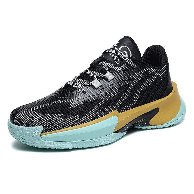 Men Professional Durable Basketball Shoes Enhanced Arch Support Shock Absorption Anti Slip Athletic Sneaker for Outdoor Training