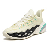 Professional Men Basketball Shoes High Top Athletic Sneakers Breathable Mesh Training Footwear Shock Absorption Sport Trainers