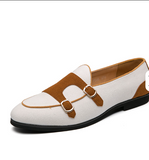 Faux Suede Leather Size 38-47/6.5-13 Summer Comfortable Casual Mocassins Leisure Fashion Half Loafer Shoes for Men