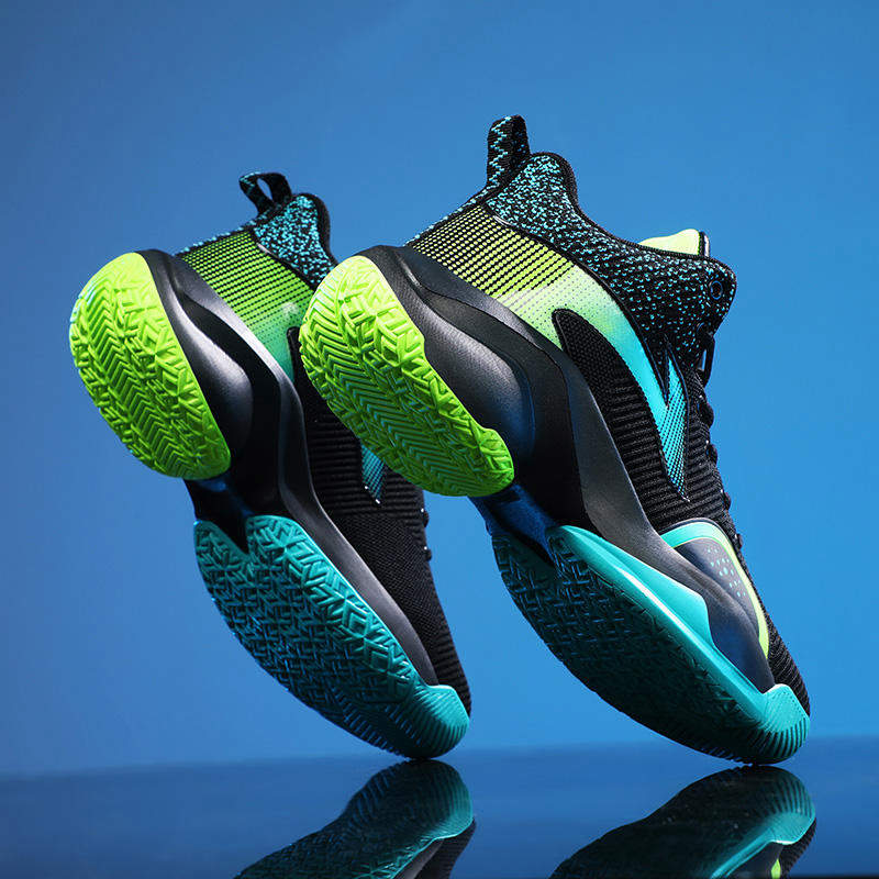 Dropshipping Brand Logo Customize Professional Men Outdoor Fashion Sports Sneakers Mesh Blank High Top Women Basketball Shoes