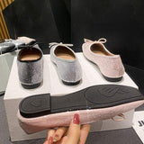 Sequin Sandales-Femme- Job Female Shoes High Quality Flat Pumps for Ladies