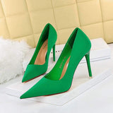 7.5CM/10.5CM Bigtree Factory Calzado Mujer Elegant Fashion Shoes High Heels for Women and Ladies 2025
