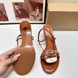 Zapatos De Mujer Elegante Low Slippers Chaussures Femmes Women Kitten Heels Mules Shoes