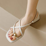 4CM Low Mujeres En Tanga Transparente Female Footwear Slippers Thong Fancy Heels for Women and Ladies