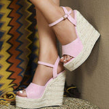 Comfortable Sexy Ladies Big Feet Platform Wedge Sandals for Female
