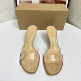 New Arrival Clear Color Metal Fashion Sandals Sexy Women High Heel Shoes