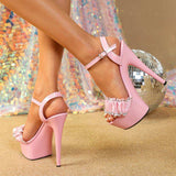 2024 New Zapatos Mujer Plataforma Pole Dance Stiletto Platform Stripper Heels