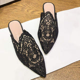 Lace Sandali Donna Femme Summer Slipper Slides Loafer Style Flat Women's Sandals for Ladies