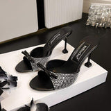 Elegant White Silk Pointed Toe Pumps Sexy 2026 Trendy Women's Heels