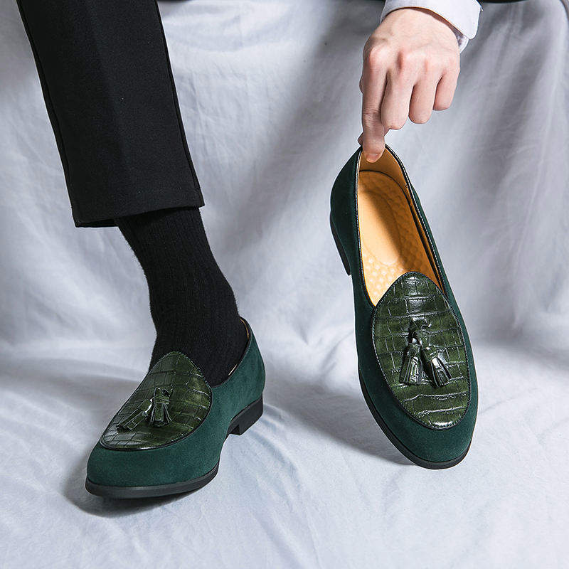 Lightweight Summer Casual Slip on Durable Formal Tassel Loafer Shoes for Men