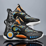 Brand Logo Customize Professional Men Hard Wearing Outdoor Sports Sneakers Leather Ankle Protection Women Basketball Shoes