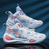 Anti Slip High Top Professional Men Outdoor Sports Sneakers Breathable Blank Mesh Women Basketball Shoes
