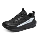 Mens Running Shoes Chunky Thick Platform Sports Sneakers Mesh Walking Footwear Athletic Gym Training Shoes
