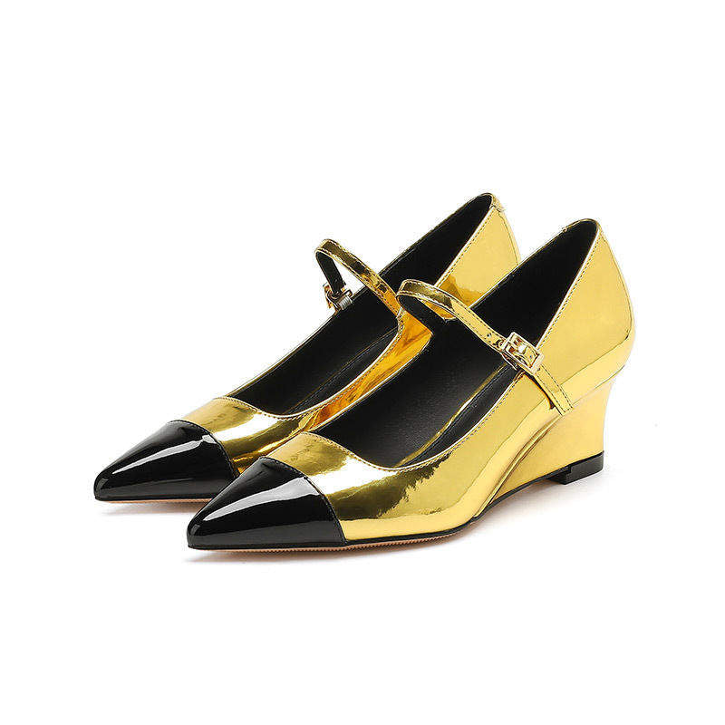 Escarpins Femme New Fashion Pumps Shoes Wedge Women Heels for Lady Footwear